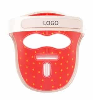 2026 Professional 3d Face Red Light Therapy Mask For Double Chins